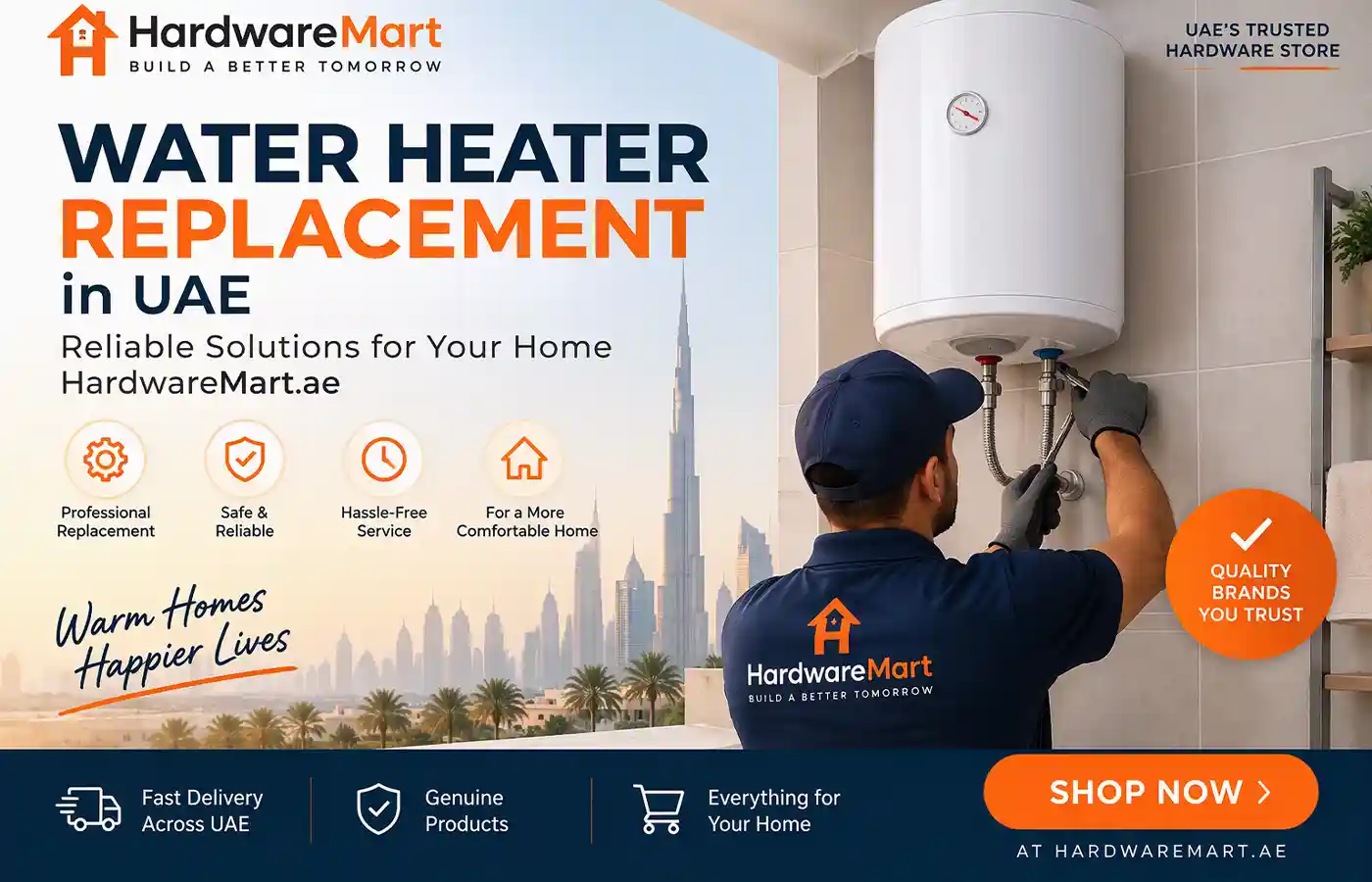 Water Heater Replacement in UAE-Reliable Solutions for Your Home