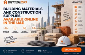 Building materials and construction supplies available online in Dubai